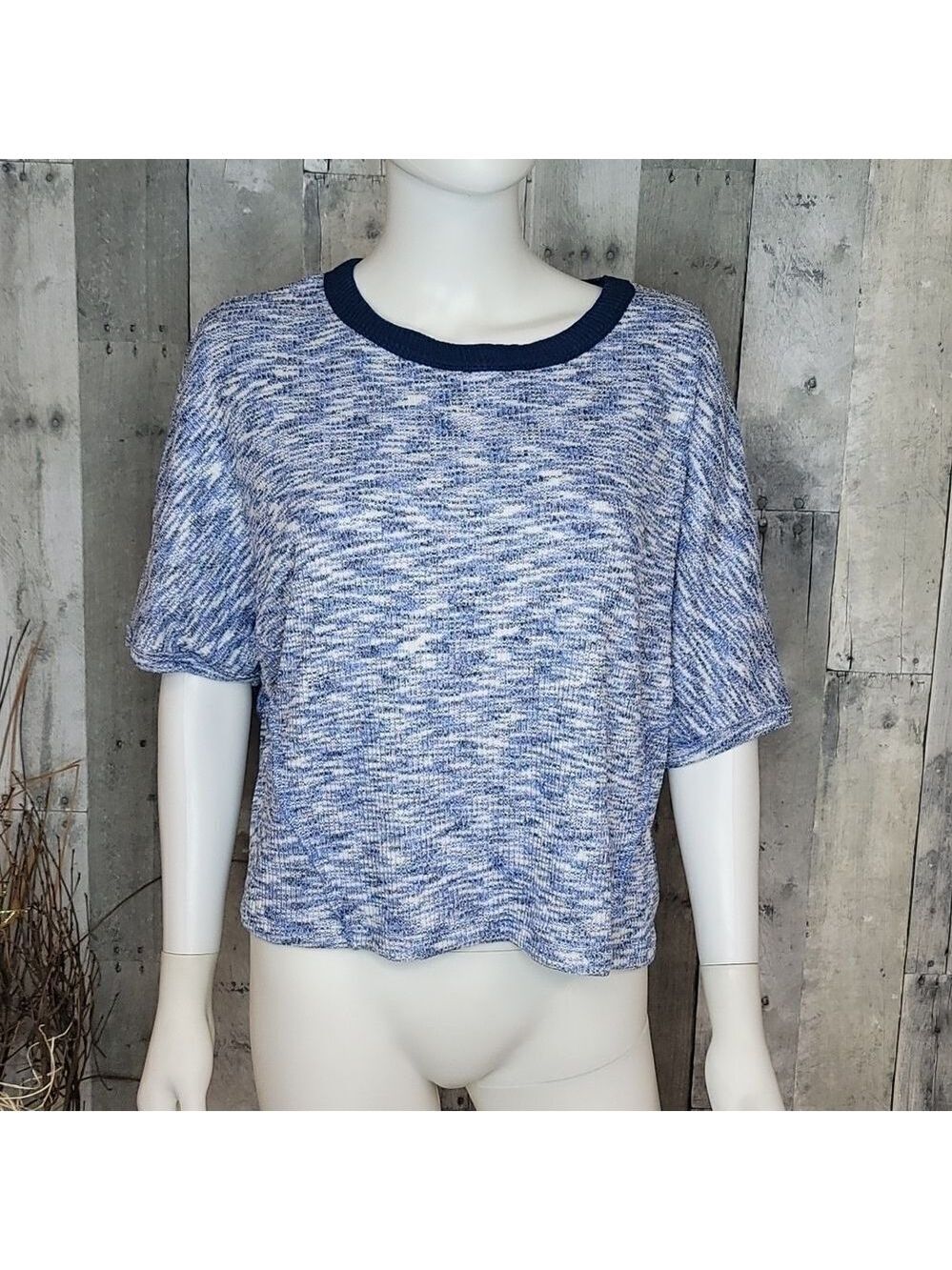 Free People Slouchy dolman 1/2 sleeves top